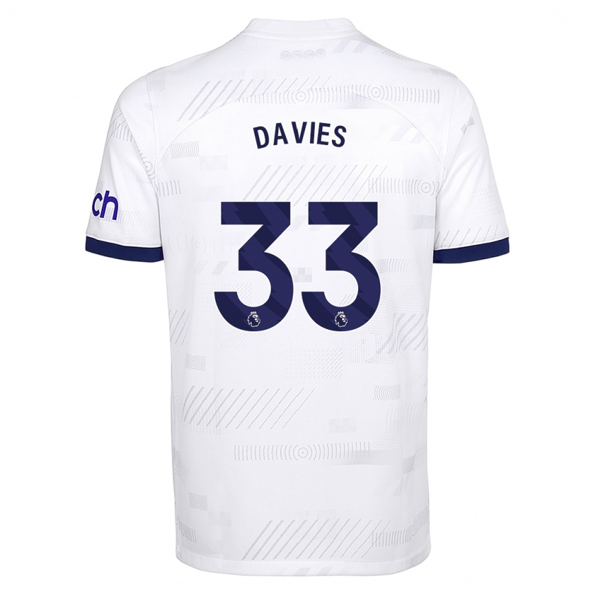 Hombre Fútbol Camiseta Ben Davies #33 Blanco 1ª Equipación 2023/24 México