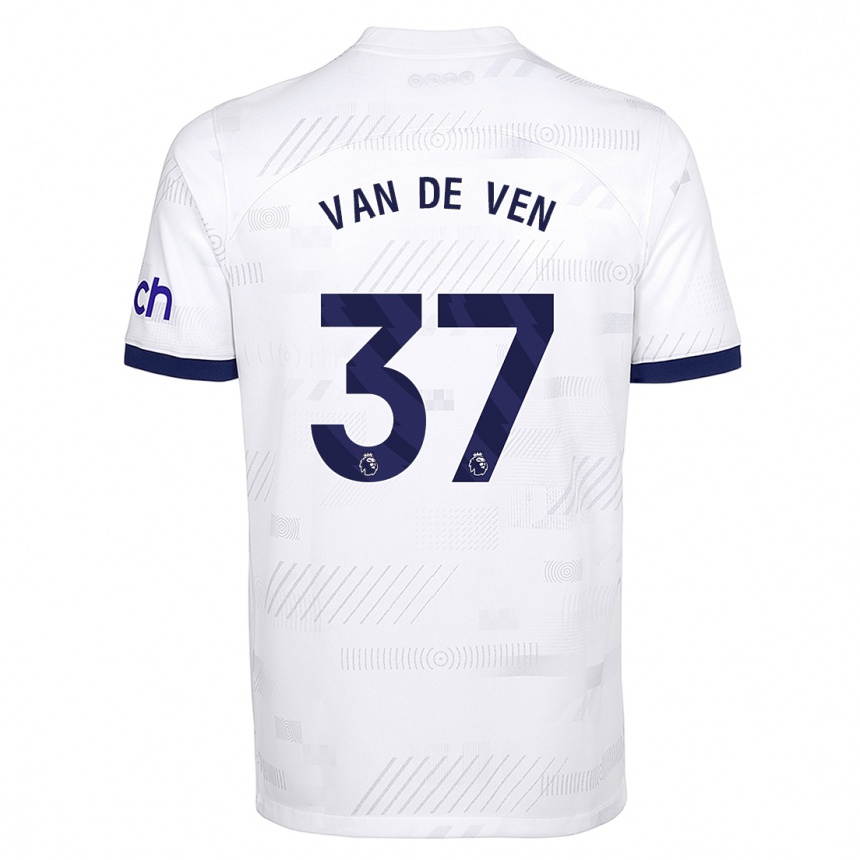 Hombre Fútbol Camiseta Micky Van De Ven #37 Blanco 1ª Equipación 2023/24 México