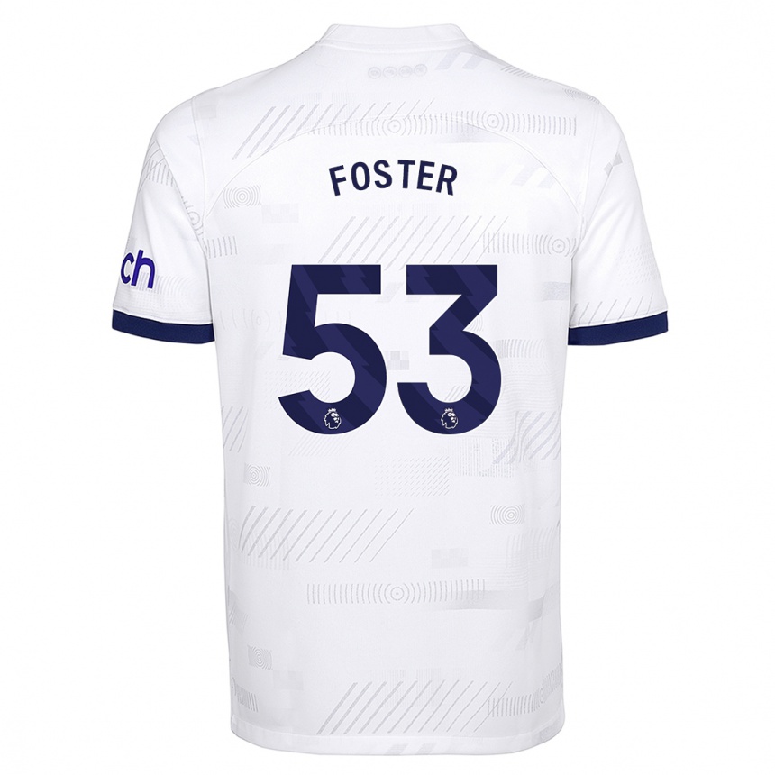 Hombre Fútbol Camiseta Brooklyn Lyons Foster #53 Blanco 1ª Equipación 2023/24 México