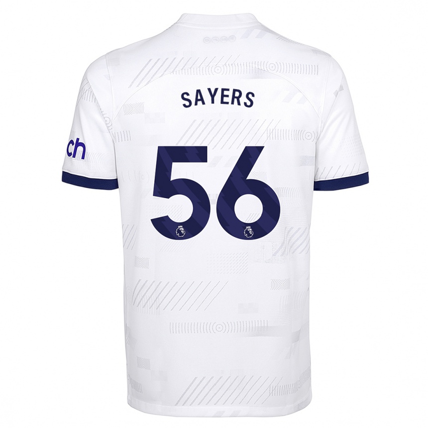 Hombre Fútbol Camiseta Charlie Sayers #56 Blanco 1ª Equipación 2023/24 México