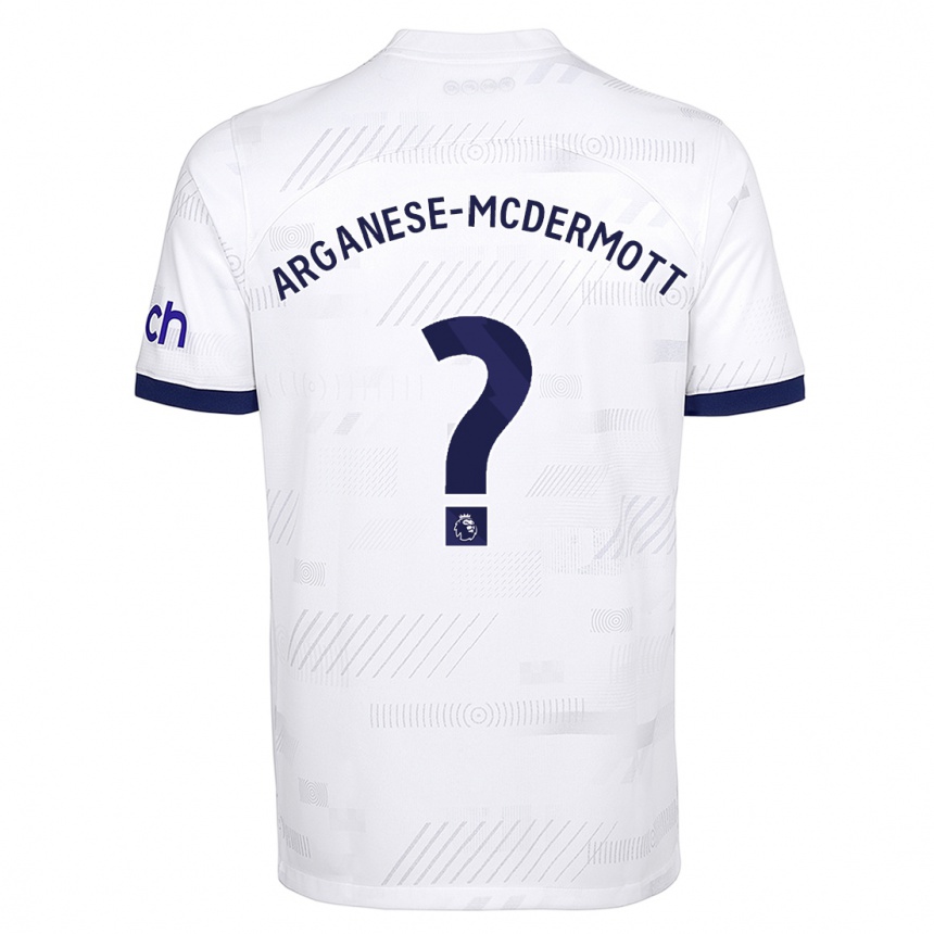 Hombre Fútbol Camiseta Pele Arganese-Mcdermott #0 Blanco 1ª Equipación 2023/24 México