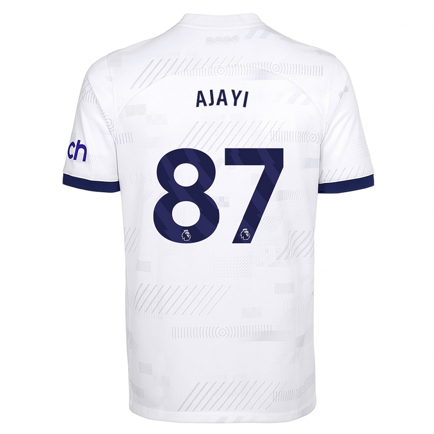 Hombre Fútbol Camiseta Damola Ajayi #87 Blanco 1ª Equipación 2023/24 México