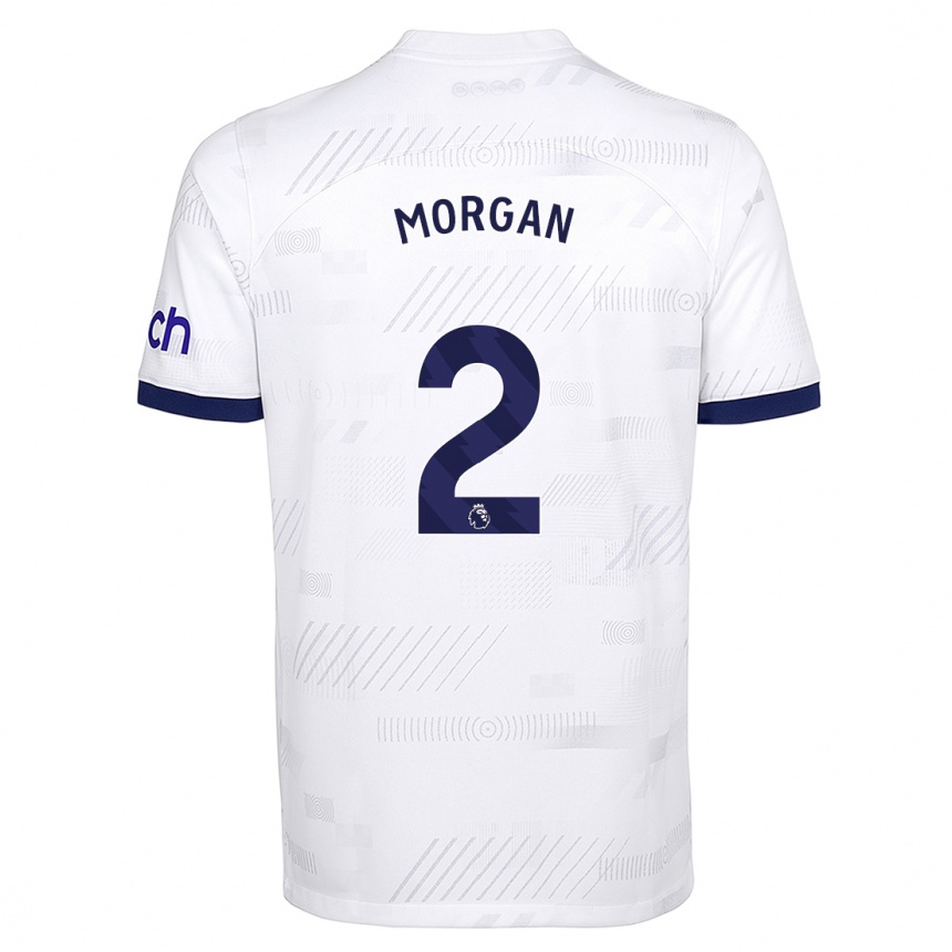 Hombre Fútbol Camiseta Esther Morgan #2 Blanco 1ª Equipación 2023/24 México