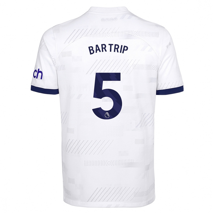 Hombre Fútbol Camiseta Molly Bartrip #5 Blanco 1ª Equipación 2023/24 México