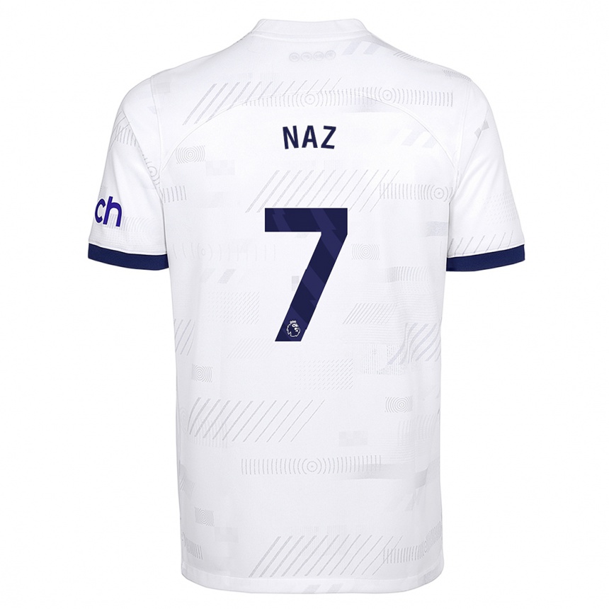 Hombre Fútbol Camiseta Jessica Naz #7 Blanco 1ª Equipación 2023/24 México