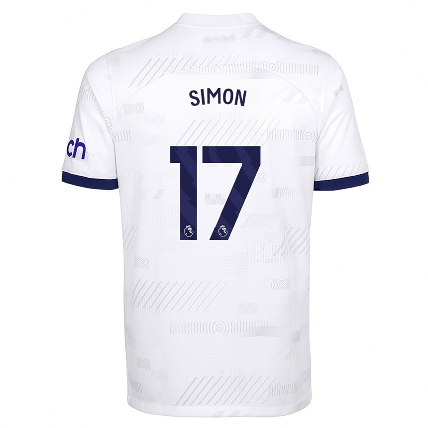 Hombre Fútbol Camiseta Kyah Simon #17 Blanco 1ª Equipación 2023/24 México