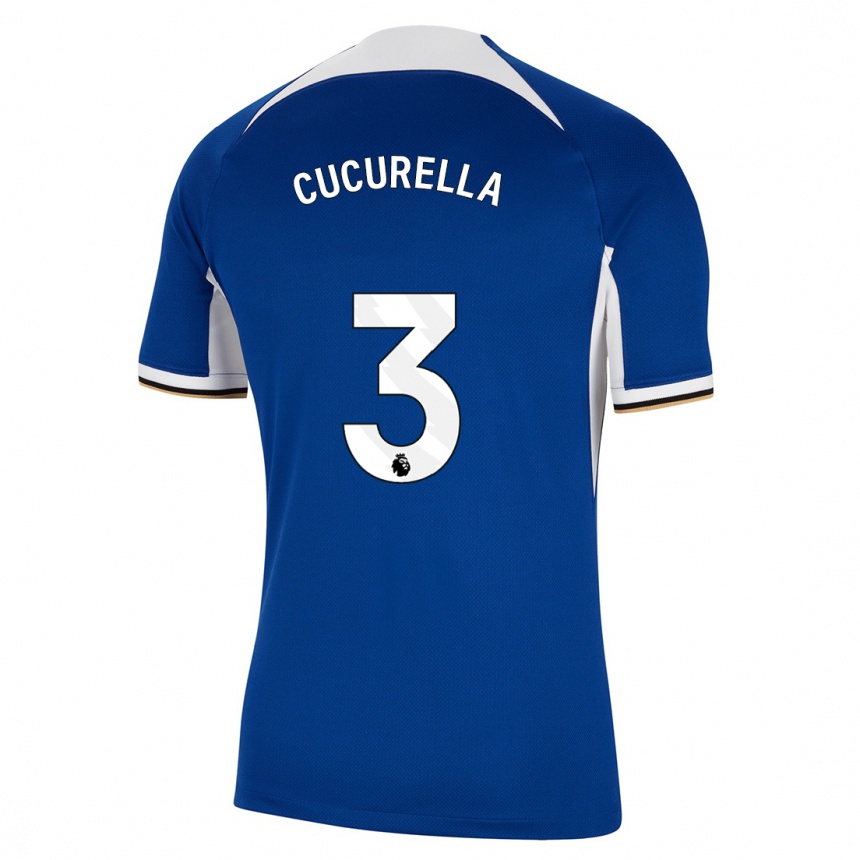 Hombre Fútbol Camiseta Marc Cucurella #3 Azul 1ª Equipación 2023/24 México