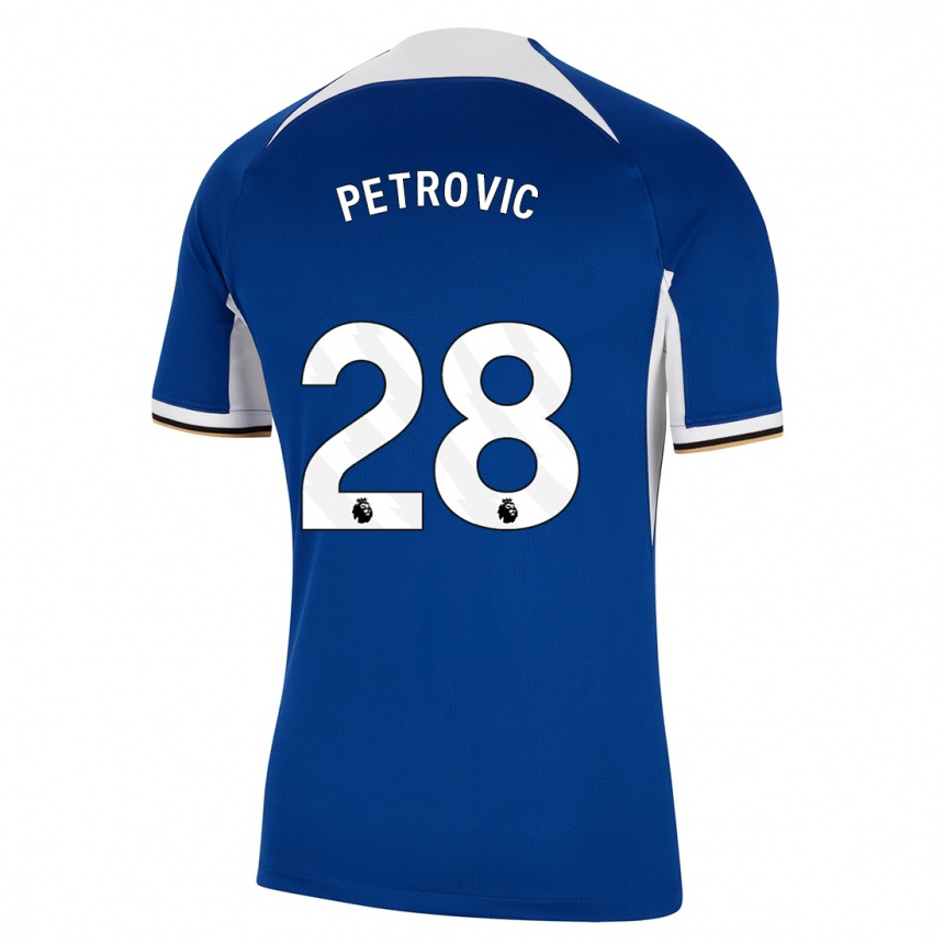 Hombre Fútbol Camiseta Djordje Petrovic #28 Azul 1ª Equipación 2023/24 México