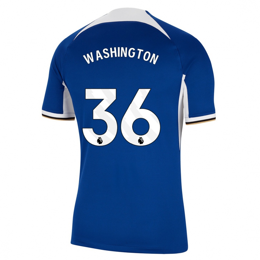 Hombre Fútbol Camiseta Deivid Washington #36 Azul 1ª Equipación 2023/24 México