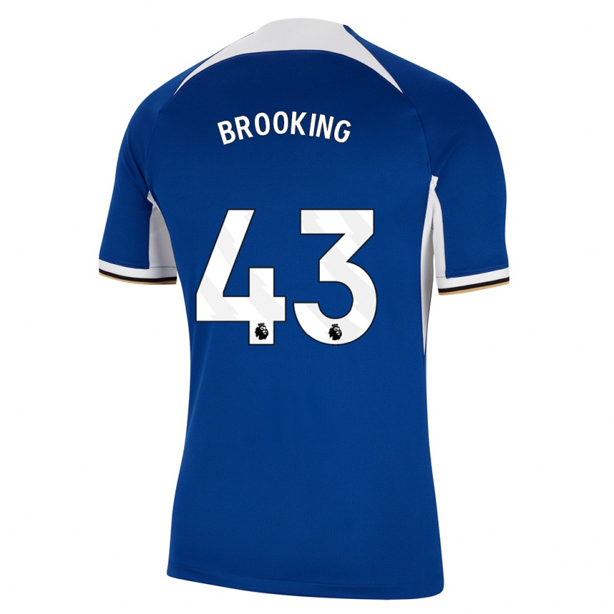 Hombre Fútbol Camiseta Josh Brooking #43 Azul 1ª Equipación 2023/24 México