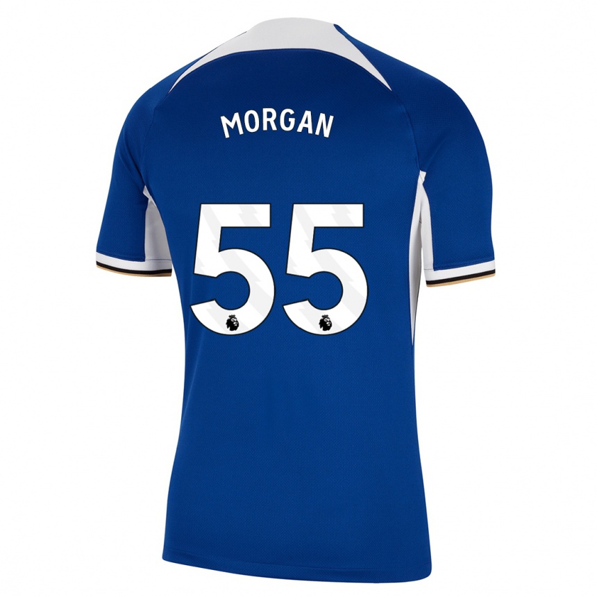 Hombre Fútbol Camiseta Jimmy-Jay Morgan #55 Azul 1ª Equipación 2023/24 México