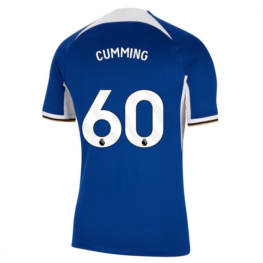 Hombre Fútbol Camiseta Jamie Cumming #60 Azul 1ª Equipación 2023/24 México