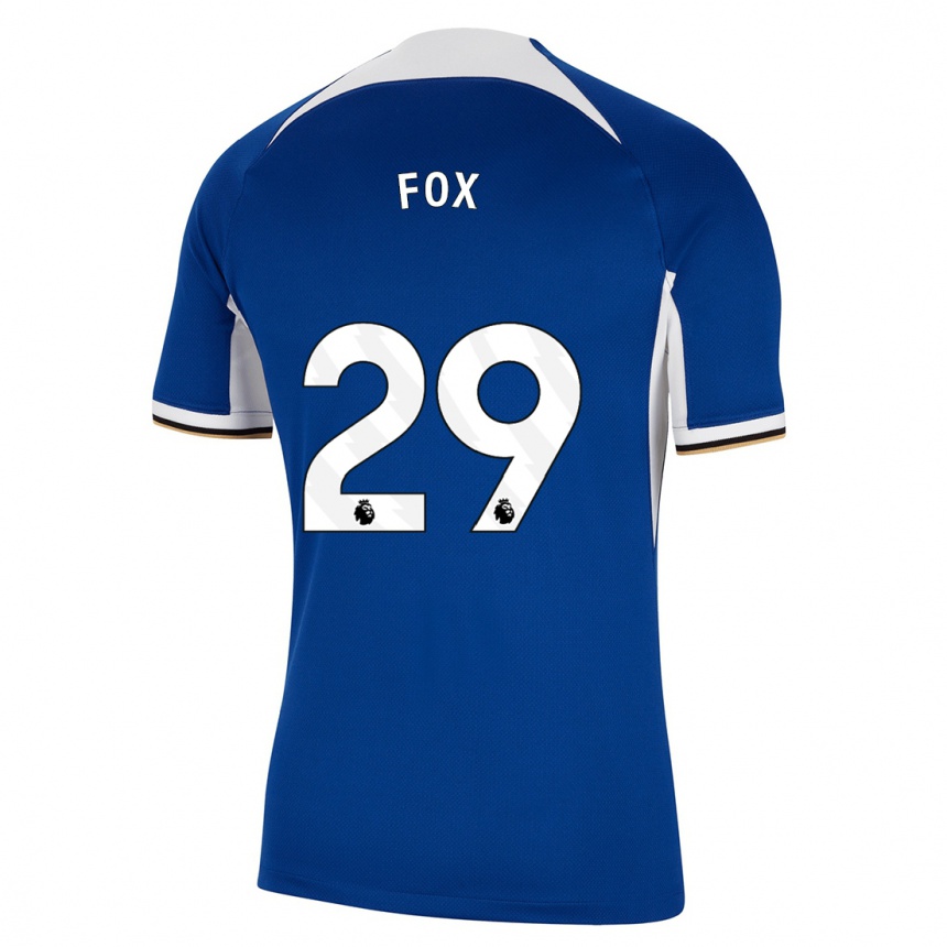Hombre Fútbol Camiseta Jorja Fox #29 Azul 1ª Equipación 2023/24 México