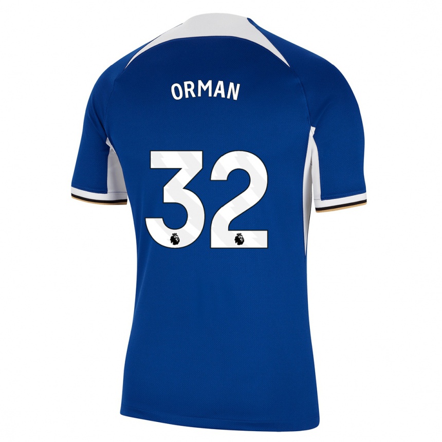 Hombre Fútbol Camiseta Emily Orman #32 Azul 1ª Equipación 2023/24 México