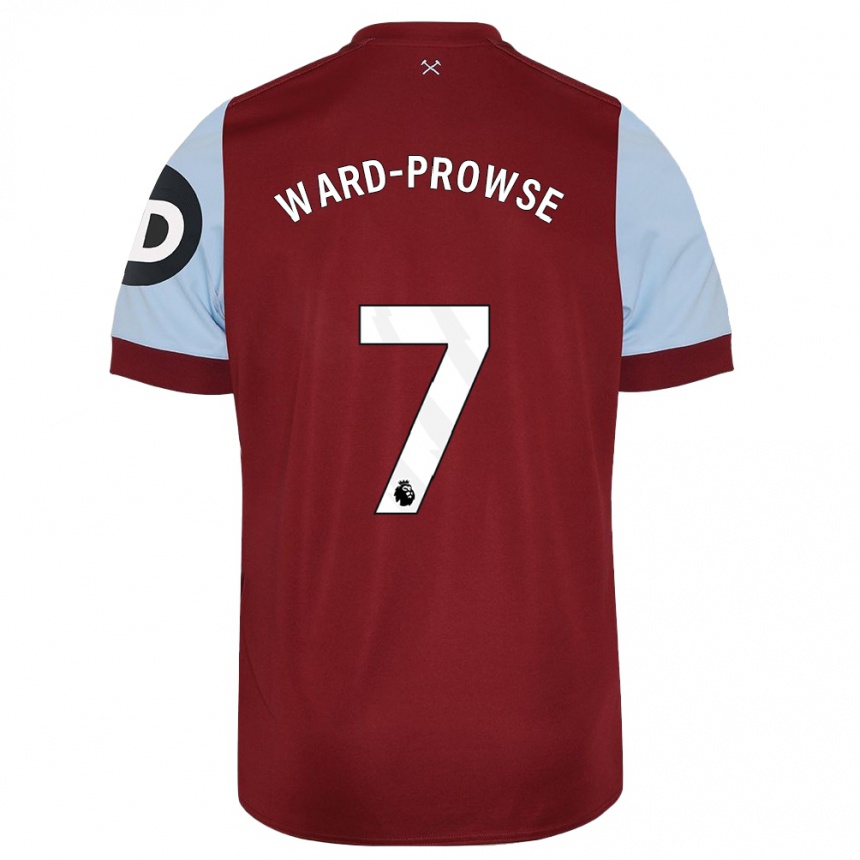 Hombre Fútbol Camiseta James Ward-Prowse #7 Granate 1ª Equipación 2023/24 México