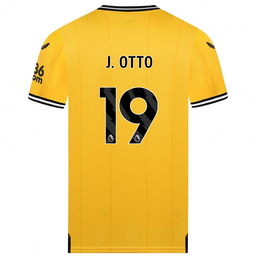 Hombre Fútbol Camiseta Jonny Otto #19 Amarillo 1ª Equipación 2023/24 México