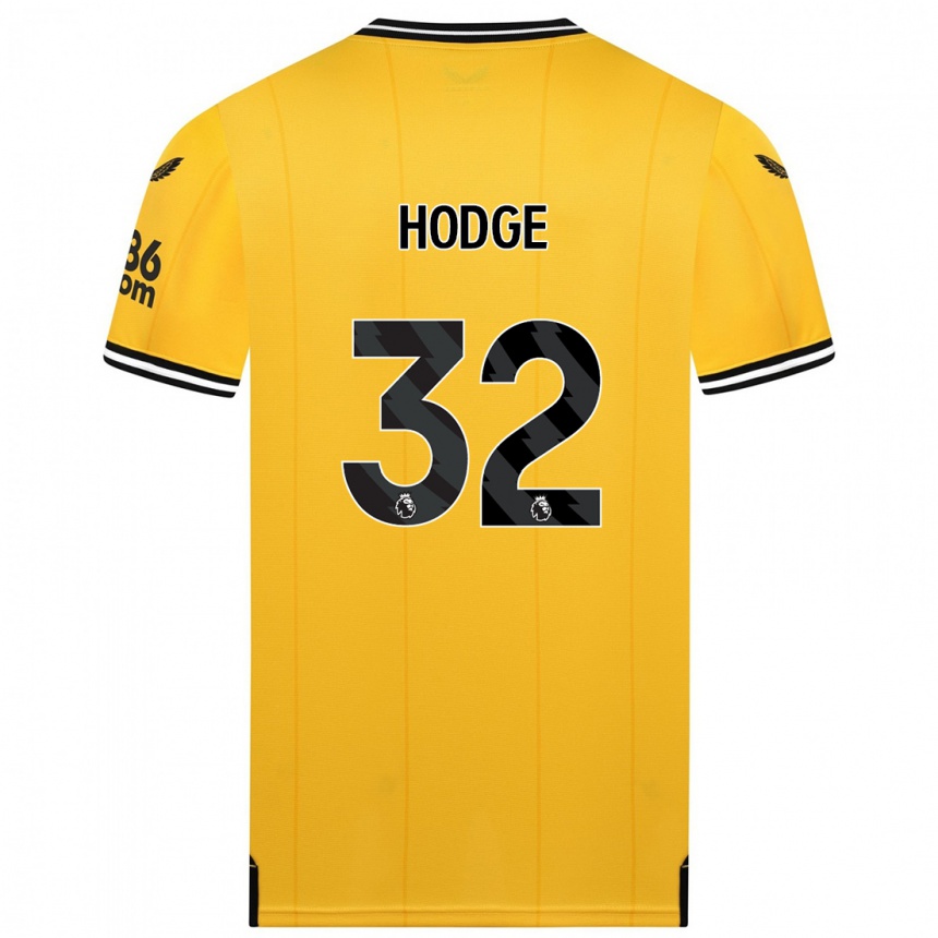 Hombre Fútbol Camiseta Joe Hodge #32 Amarillo 1ª Equipación 2023/24 México