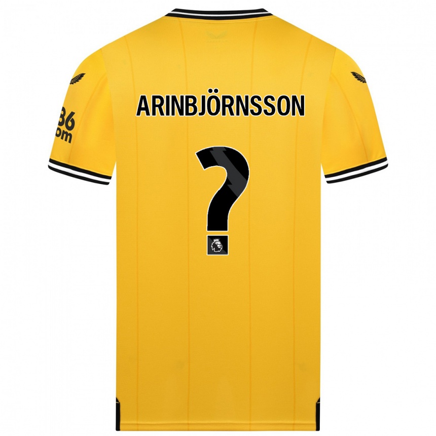 Hombre Fútbol Camiseta Pálmi Rafn Arinbjörnsson #0 Amarillo 1ª Equipación 2023/24 México