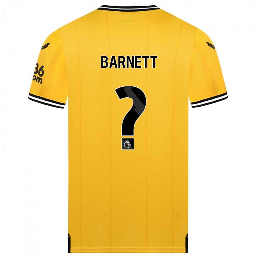 Hombre Fútbol Camiseta Ty Barnett #0 Amarillo 1ª Equipación 2023/24 México