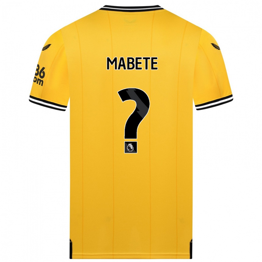 Hombre Fútbol Camiseta Filozofe Mabete #0 Amarillo 1ª Equipación 2023/24 México