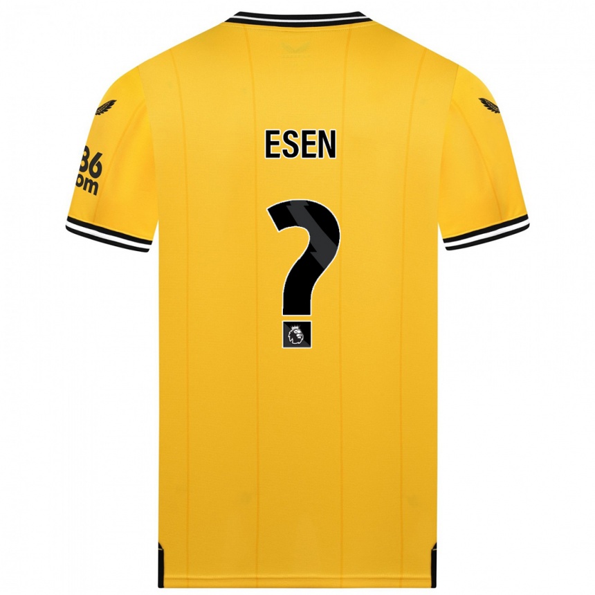 Hombre Fútbol Camiseta Josh Esen #0 Amarillo 1ª Equipación 2023/24 México