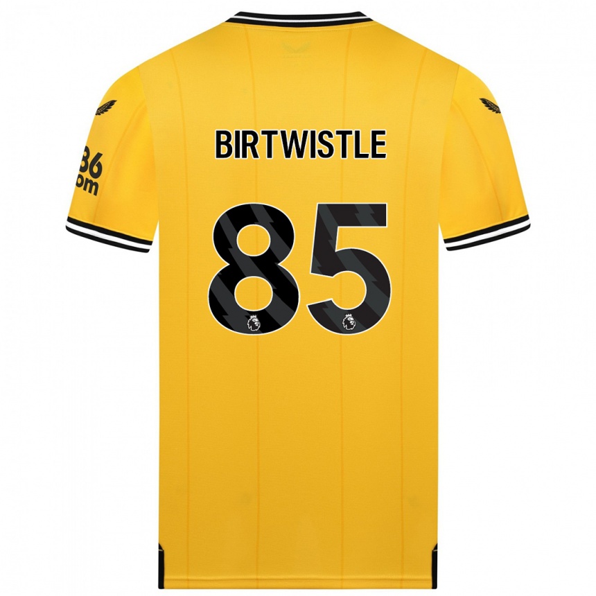 Hombre Fútbol Camiseta Harry Birtwistle #85 Amarillo 1ª Equipación 2023/24 México