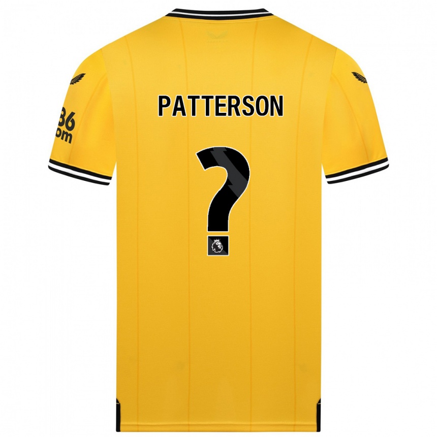 Hombre Fútbol Camiseta Lennon Patterson #0 Amarillo 1ª Equipación 2023/24 México