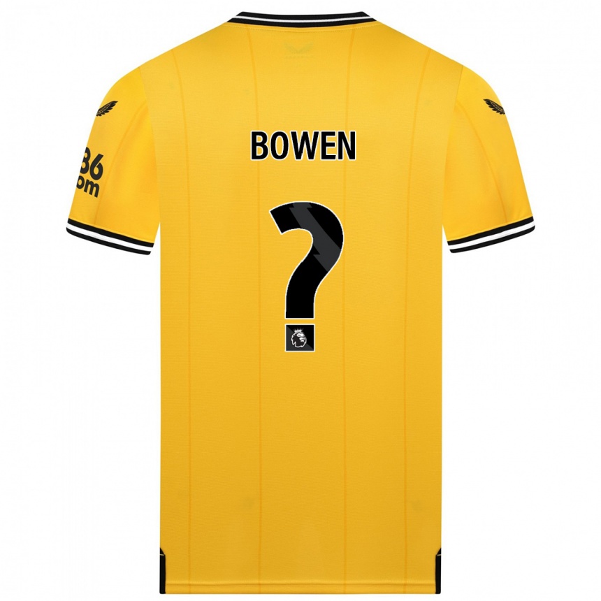 Hombre Fútbol Camiseta Reiss Bowen #0 Amarillo 1ª Equipación 2023/24 México