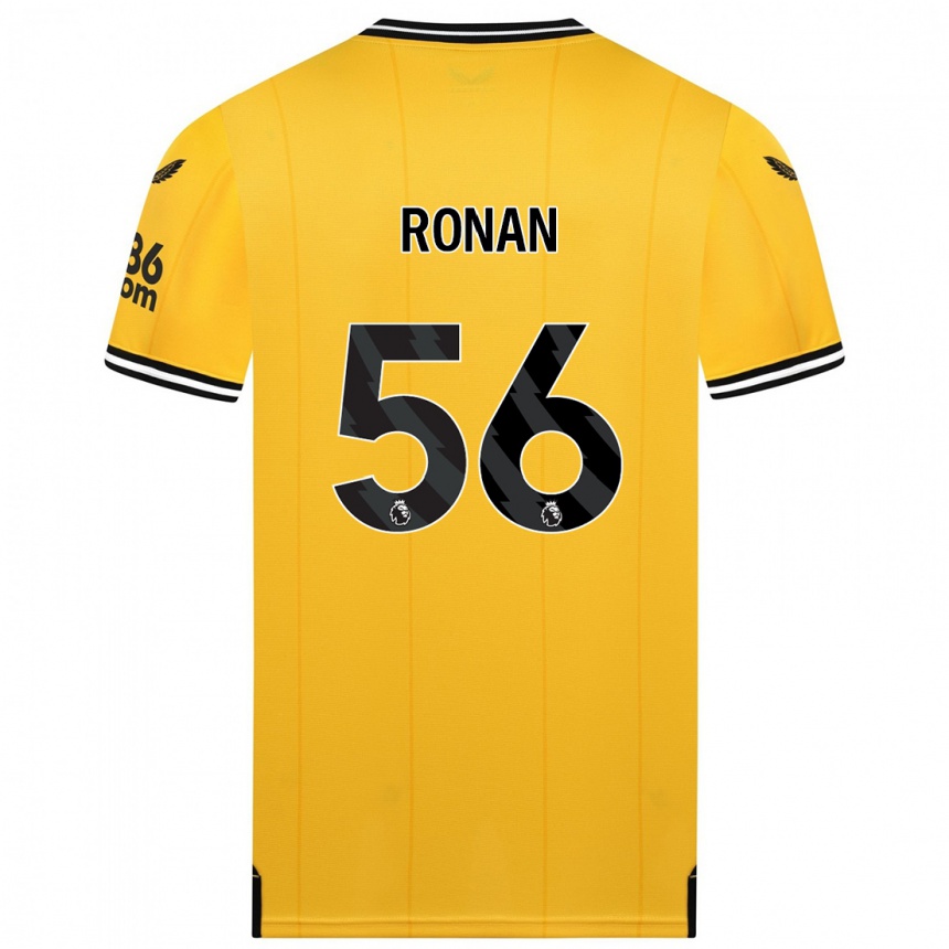 Hombre Fútbol Camiseta Connor Ronan #56 Amarillo 1ª Equipación 2023/24 México