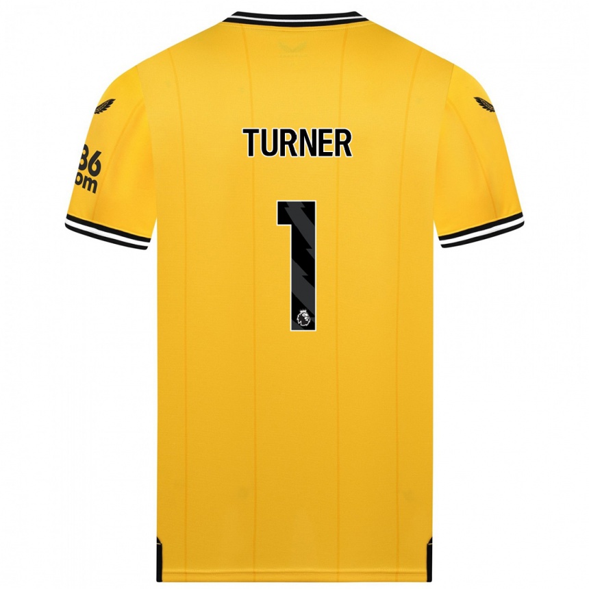 Hombre Fútbol Camiseta Shannon Turner #1 Amarillo 1ª Equipación 2023/24 México