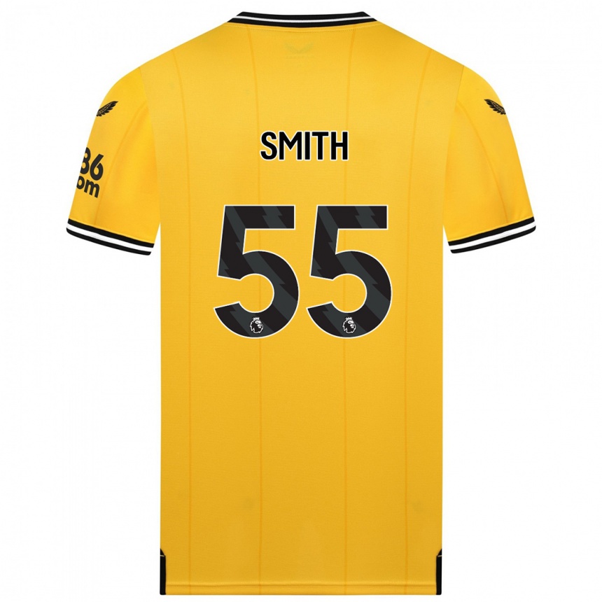 Hombre Fútbol Camiseta Jackson Smith #55 Amarillo 1ª Equipación 2023/24 México