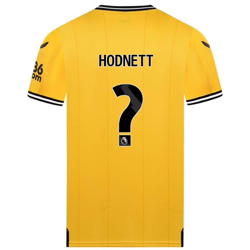 Hombre Fútbol Camiseta Jack Hodnett #0 Amarillo 1ª Equipación 2023/24 México