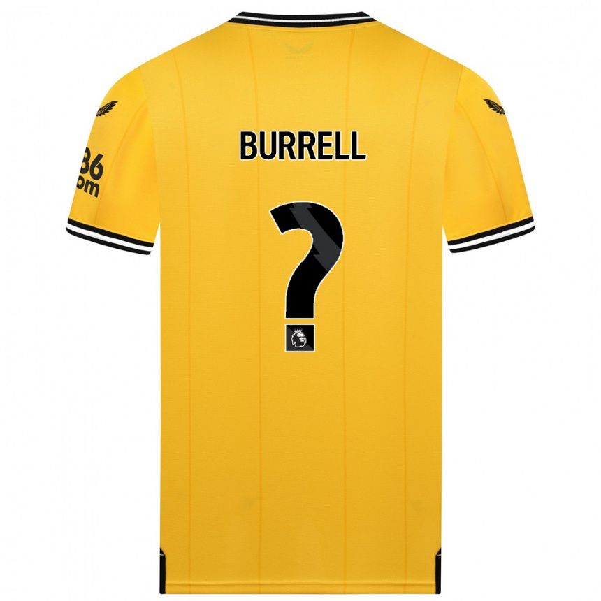 Hombre Fútbol Camiseta Ackeme Francis Burrell #0 Amarillo 1ª Equipación 2023/24 México