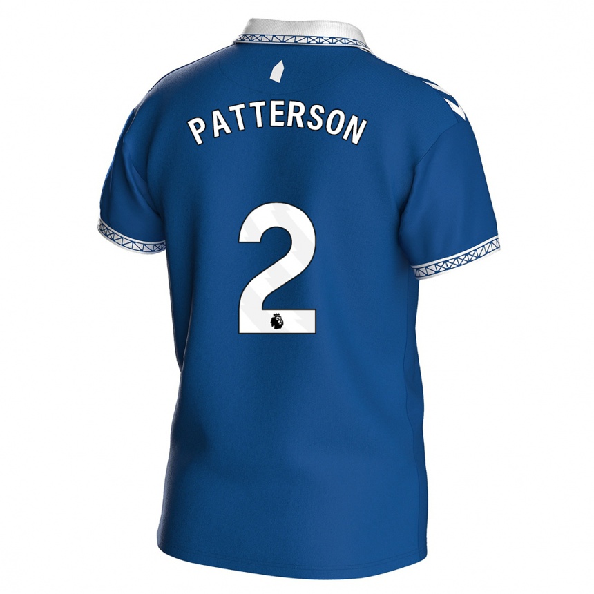 Hombre Fútbol Camiseta Nathan Patterson #2 Azul Real 1ª Equipación 2023/24 México