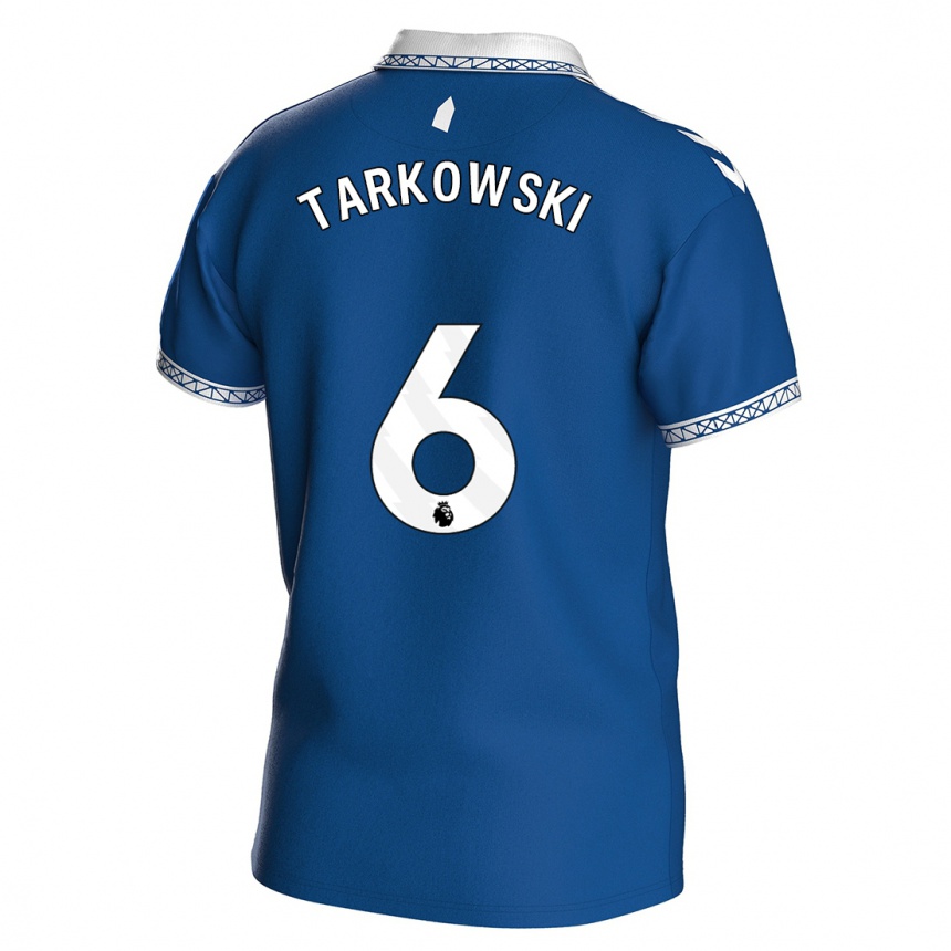 Hombre Fútbol Camiseta James Tarkowski #6 Azul Real 1ª Equipación 2023/24 México