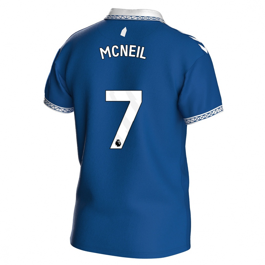 Hombre Fútbol Camiseta Dwight Mcneil #7 Azul Real 1ª Equipación 2023/24 México