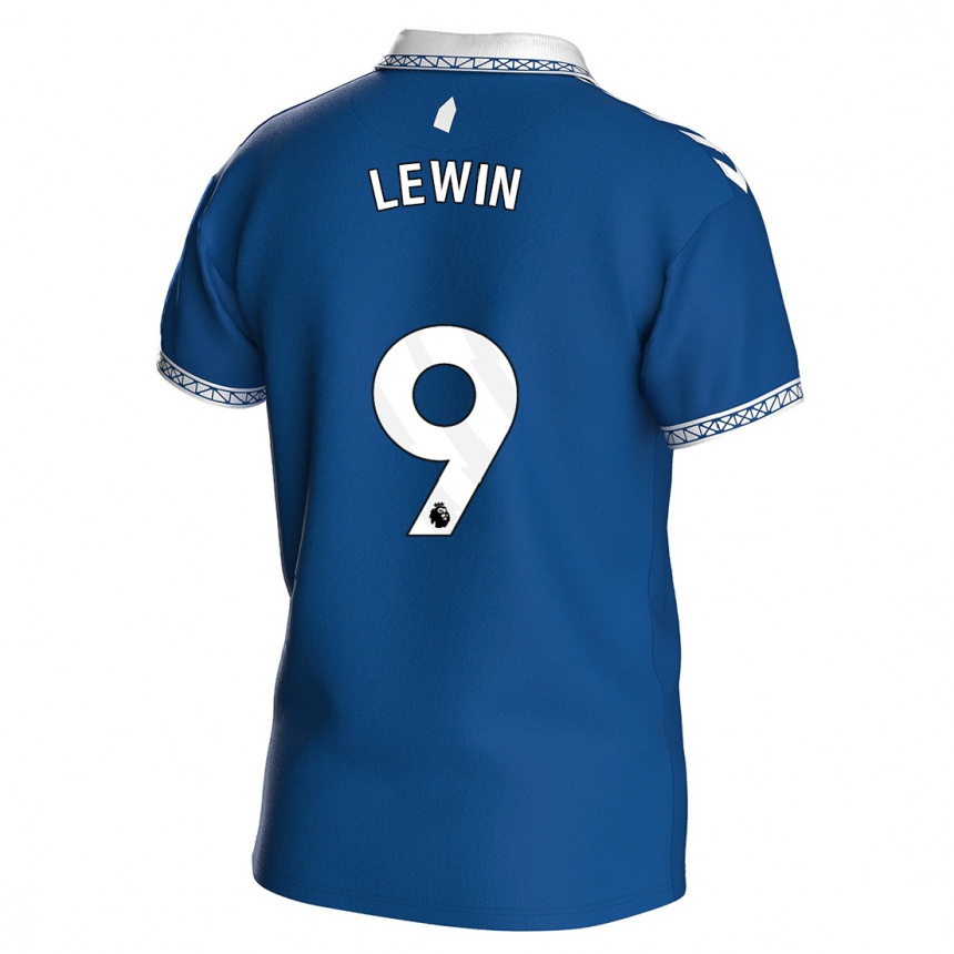 Hombre Fútbol Camiseta Dominic Calvert-Lewin #9 Azul Real 1ª Equipación 2023/24 México