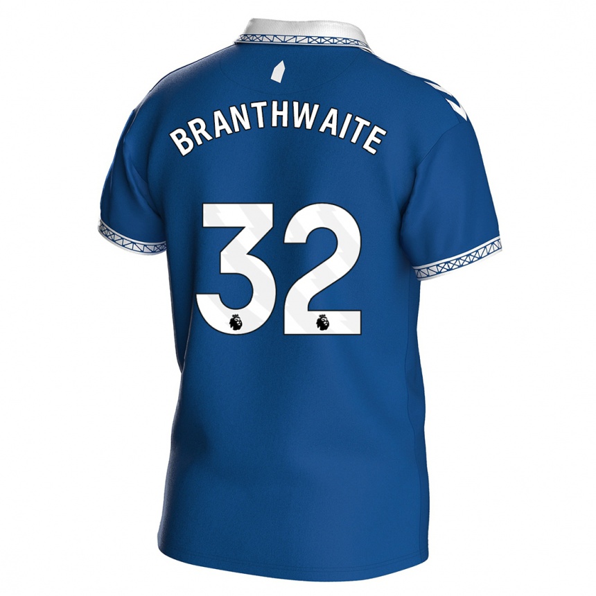 Hombre Fútbol Camiseta Jarrad Branthwaite #32 Azul Real 1ª Equipación 2023/24 México