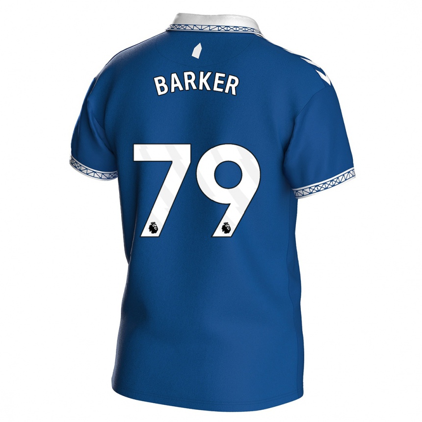 Hombre Fútbol Camiseta Owen Barker #79 Azul Real 1ª Equipación 2023/24 México