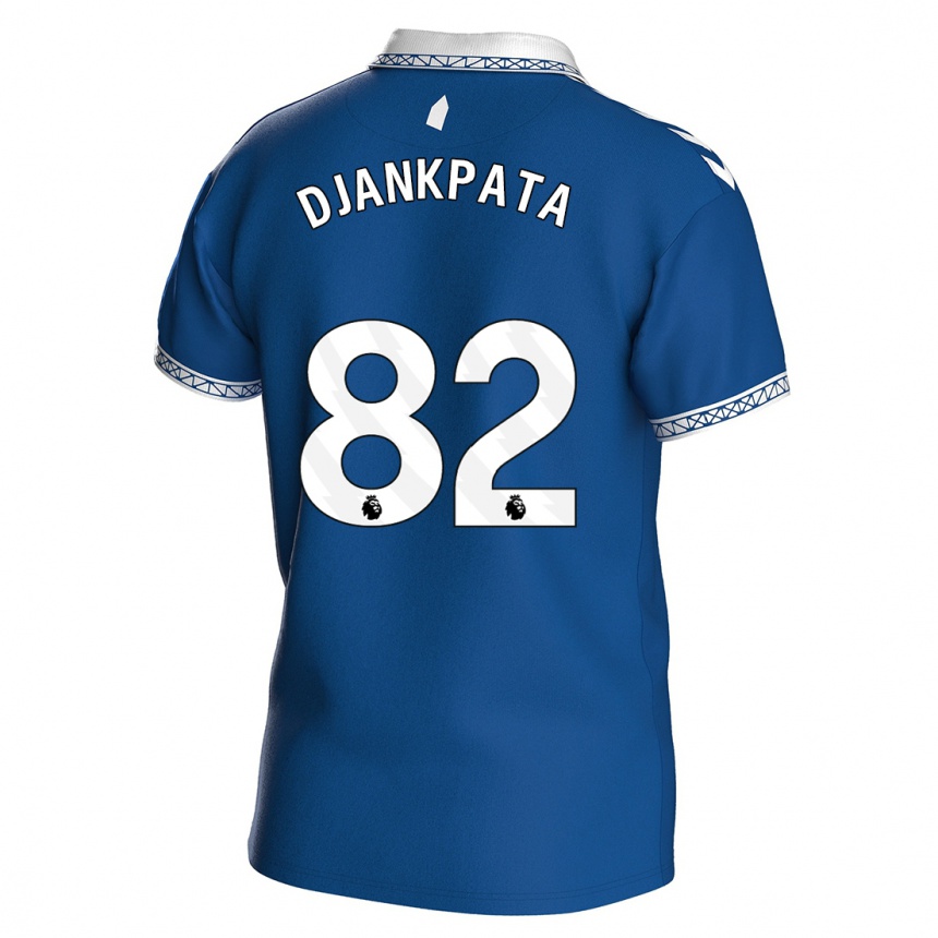 Hombre Fútbol Camiseta Halid Djankpata #82 Azul Real 1ª Equipación 2023/24 México