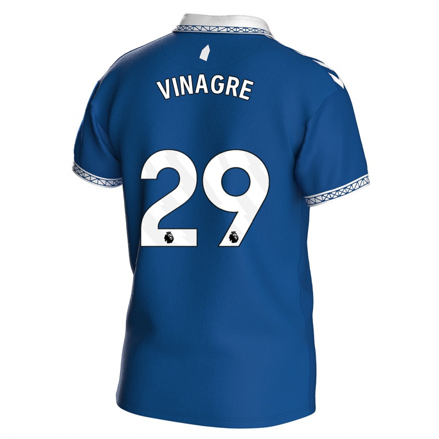 Hombre Fútbol Camiseta Ruben Vinagre #29 Azul Real 1ª Equipación 2023/24 México