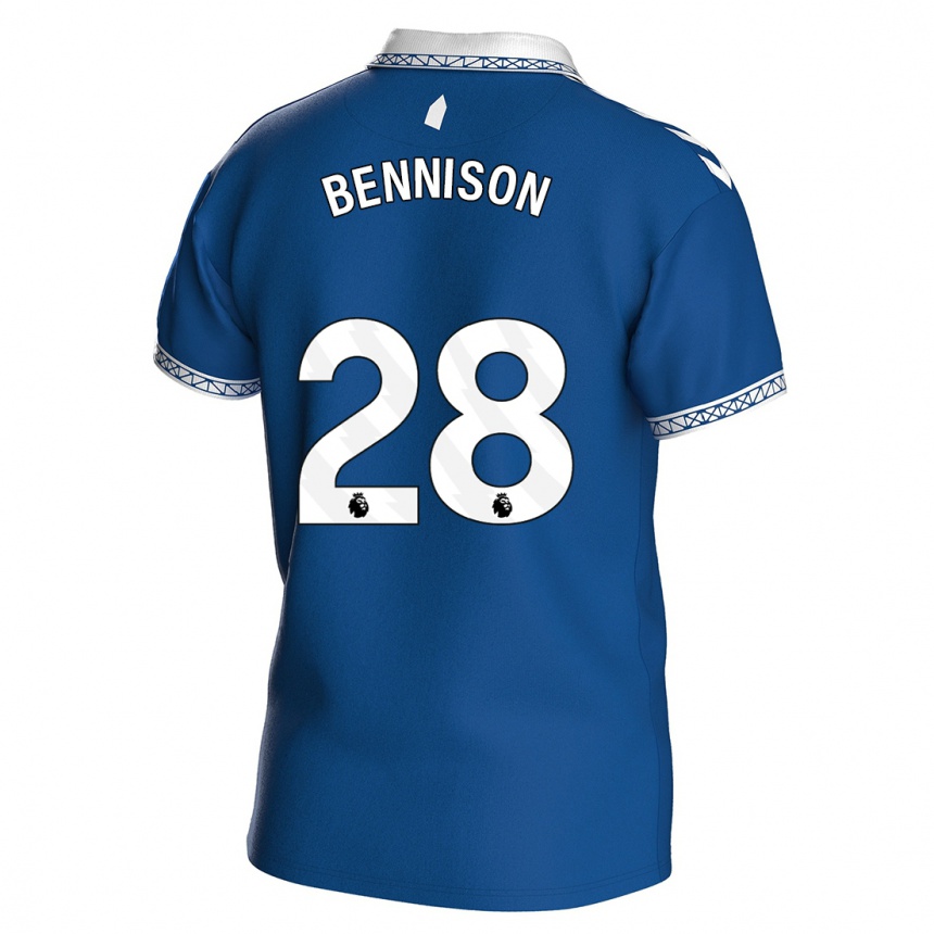 Hombre Fútbol Camiseta Hanna Bennison #28 Azul Real 1ª Equipación 2023/24 México
