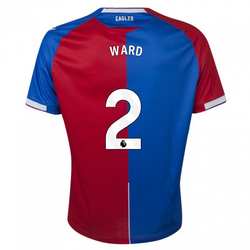 Hombre Fútbol Camiseta Joel Ward #2 Rojo Azul 1ª Equipación 2023/24 México