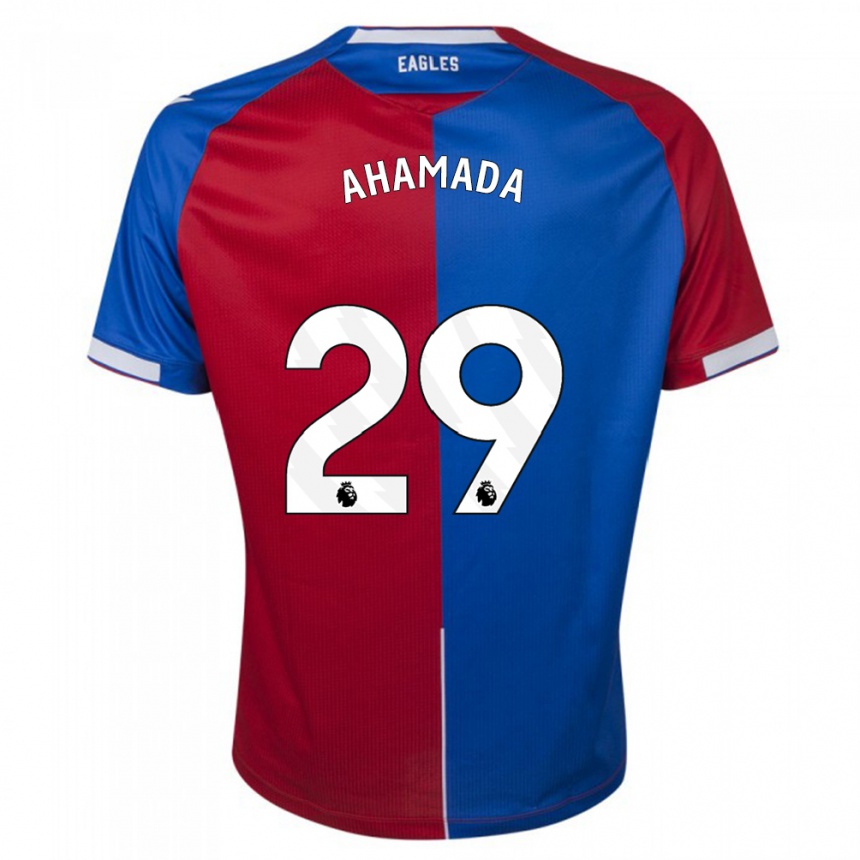 Hombre Fútbol Camiseta Naouirou Ahamada #29 Rojo Azul 1ª Equipación 2023/24 México