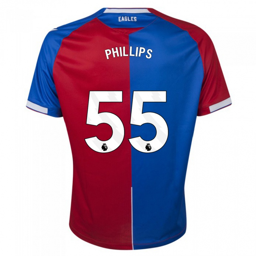 Hombre Fútbol Camiseta Killian Phillips #55 Rojo Azul 1ª Equipación 2023/24 México