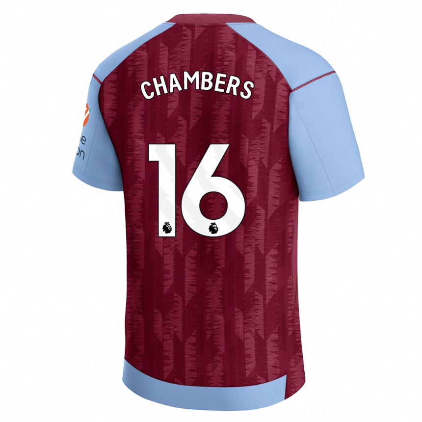 Hombre Fútbol Camiseta Calum Chambers #16 Azul Claro 1ª Equipación 2023/24 México