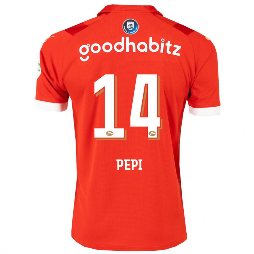 Hombre Fútbol Camiseta Ricardo Pepi #14 Rojo 1ª Equipación 2023/24 México