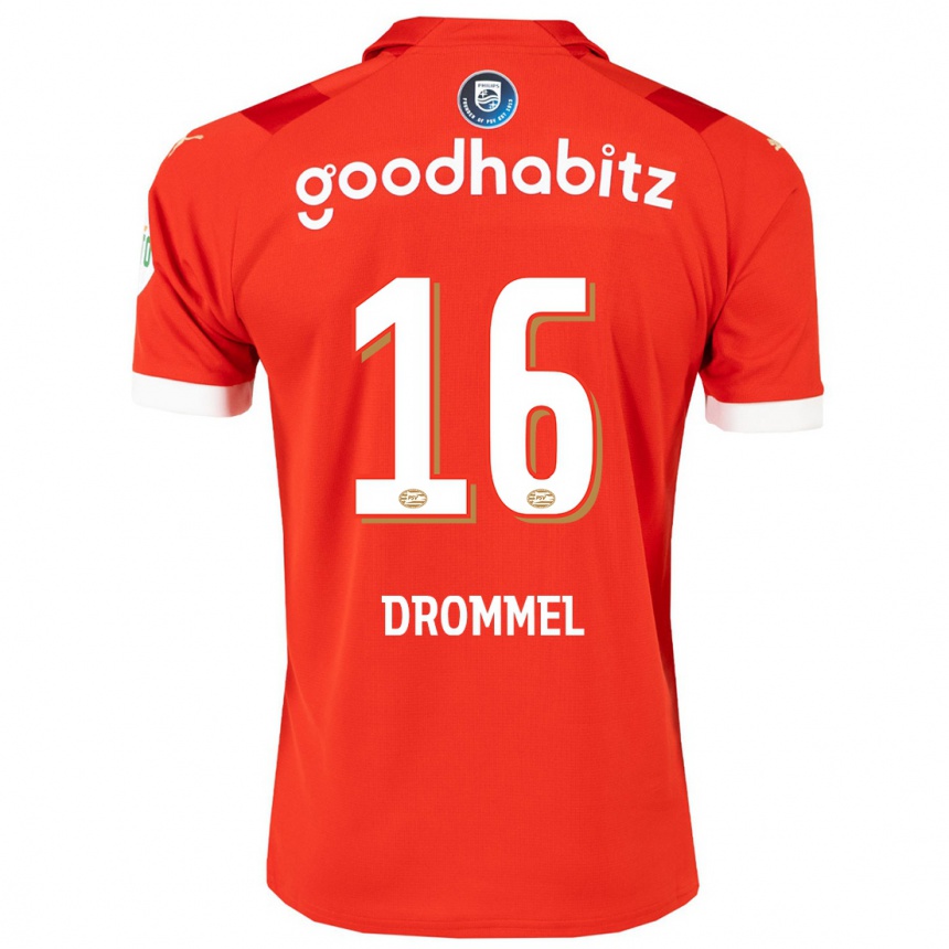 Hombre Fútbol Camiseta Joel Drommel #16 Rojo 1ª Equipación 2023/24 México