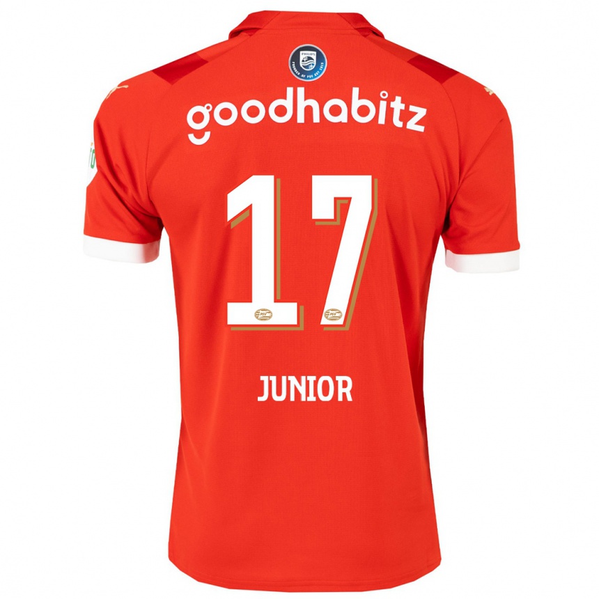 Hombre Fútbol Camiseta Mauro Junior #17 Rojo 1ª Equipación 2023/24 México