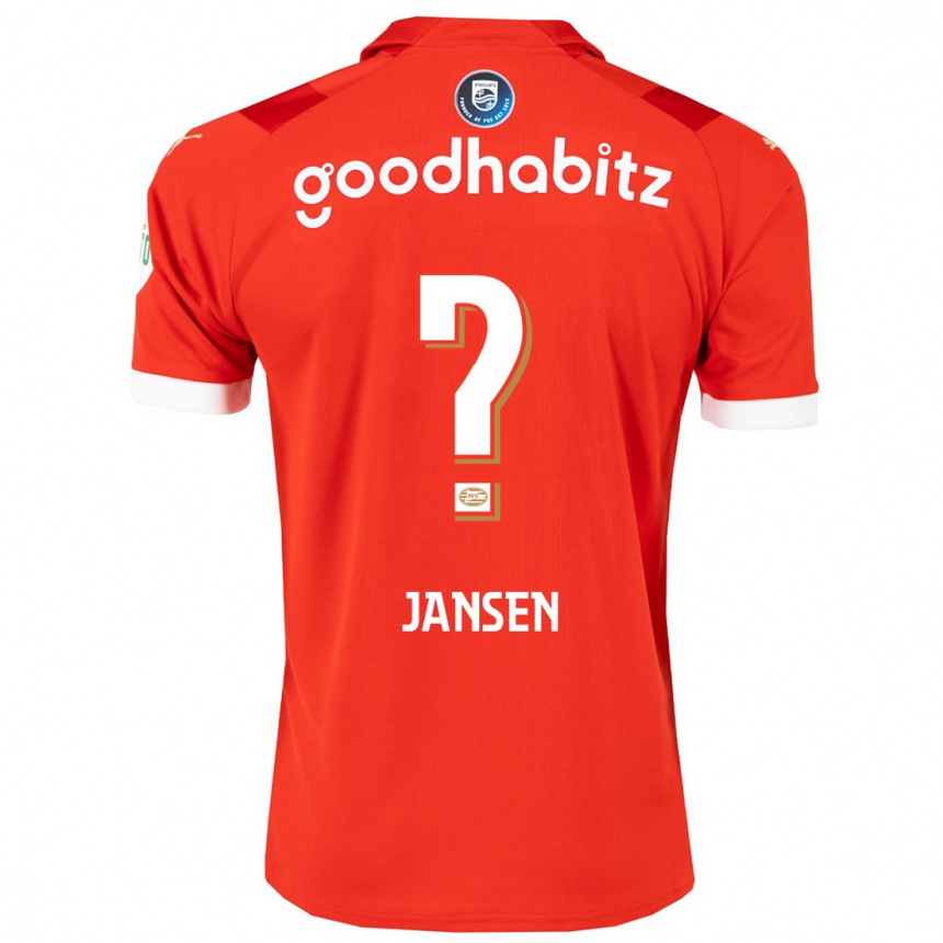 Hombre Fútbol Camiseta Koen Jansen #0 Rojo 1ª Equipación 2023/24 México